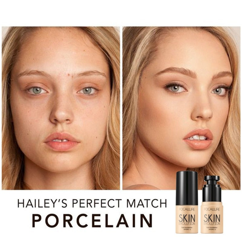 Base Líquida Focallure Alta Cobertura